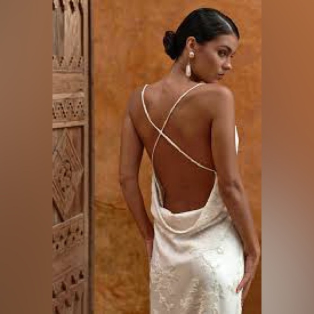 Meshki ERIKA Burnout Velvet Maxi Dress NWOT - Picture 2 of 10